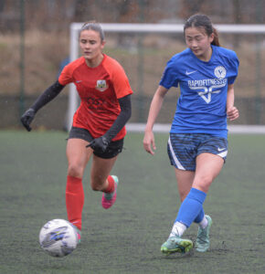 Chan on her first start for Halifax - Photgraphy by Ray Spencer